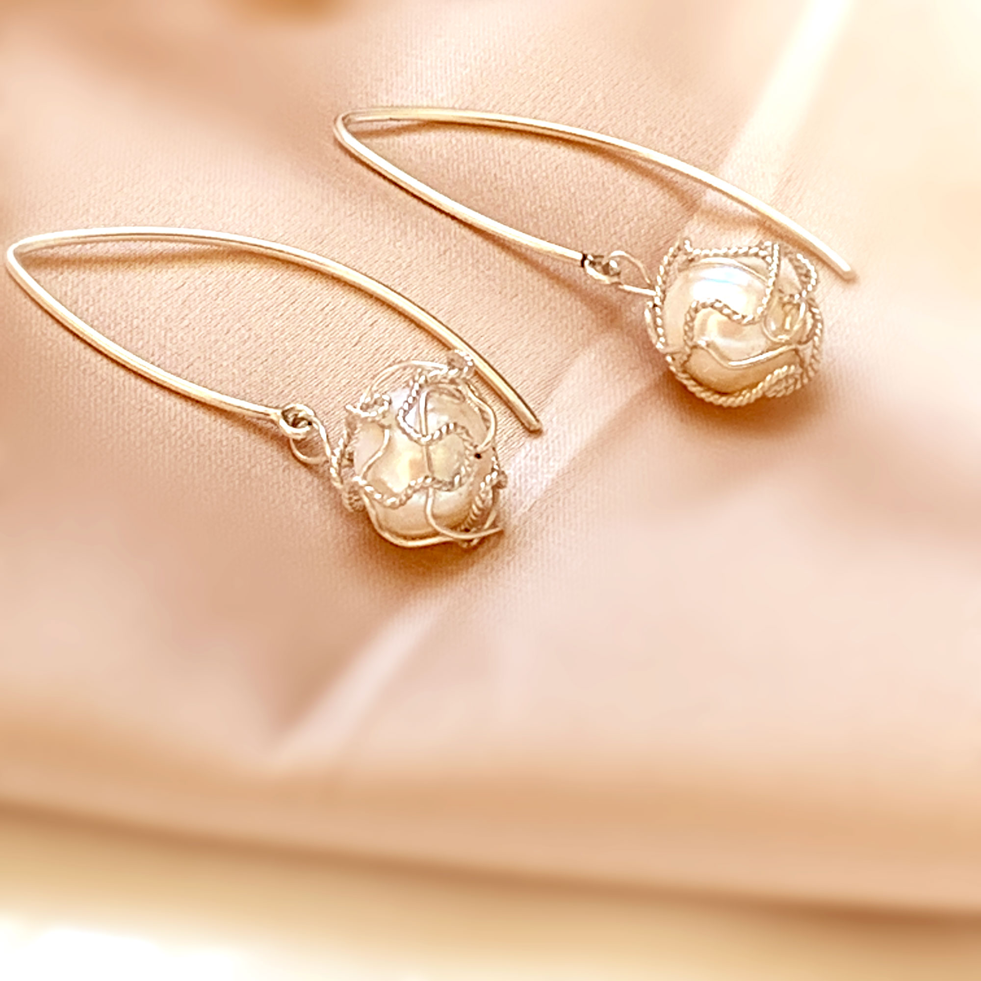 'Elegant' 'White Dove' Earrings