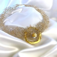 'Radiant Golden Touch' Intricate Necklace